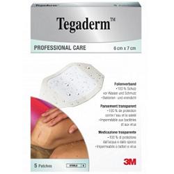 TEGADERM MEDICAZIONE IMPERMEABILE TRASPARENTE 5 PEZZI 6X7 CM - farmaidea24.com