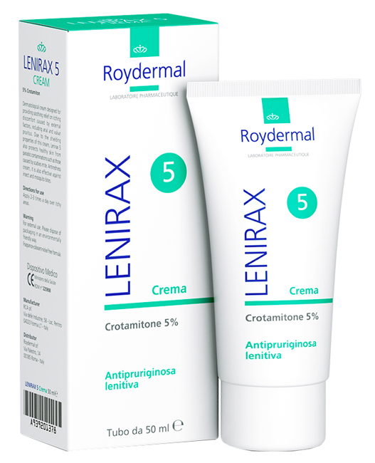 LENIRAX 5 CREMA DERMATOLOGICA CROTAMITONE 5% 50 ML - farmaidea24.com