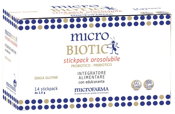 MICROBIOTIC STICK PACK 14 BUSTINE - farmaidea24.com