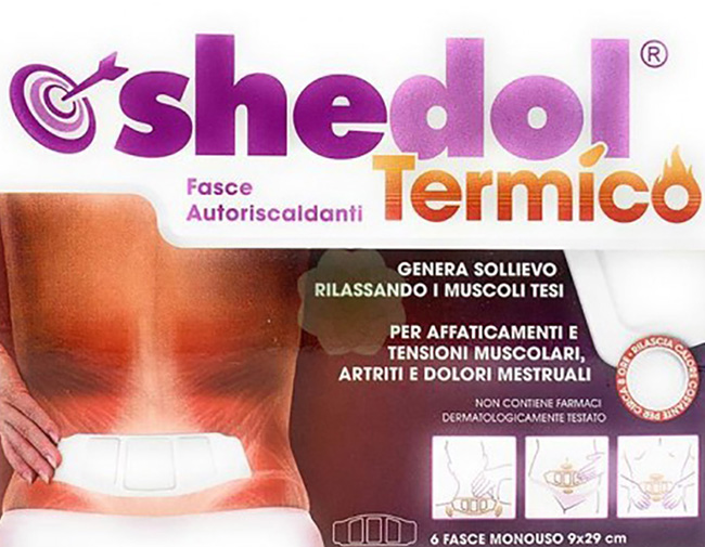 CEROTTO AUTORISCALDANTE SHEDOL TERMICO 6 PEZZI - farmaidea24.com