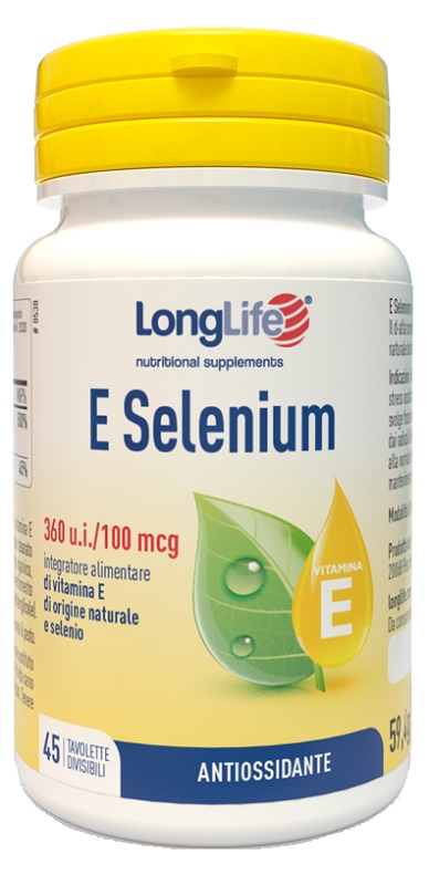 LONGLIFE E SELENIUM 45 TAVOLETTE - farmaidea24.com