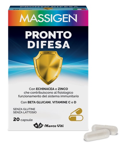 MASSIGEN PRONTO DIFESA 20 CAPSULE - farmaidea24.com