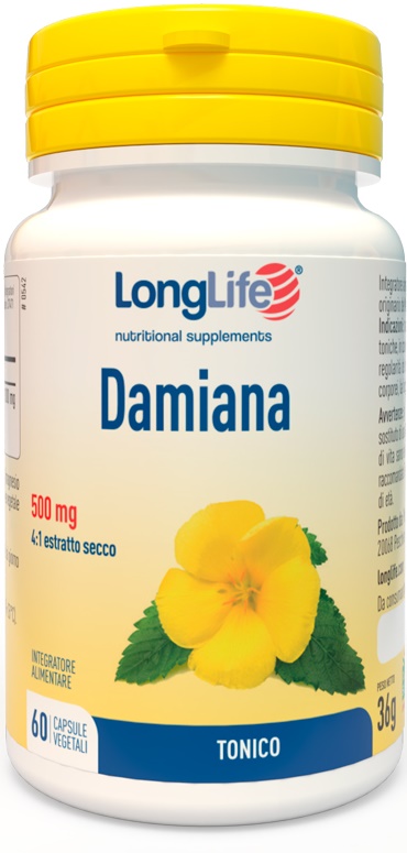 LONGLIFE DAMIANA 60 CAPSULE - farmaidea24.com