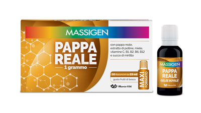 MASSIGEN PAPPA REALE 10 FLACONI DA 25 ML - farmaidea24.com