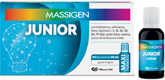 MASSIGEN JUNIOR 10 FLACONI DA 25 ML - farmaidea24.com