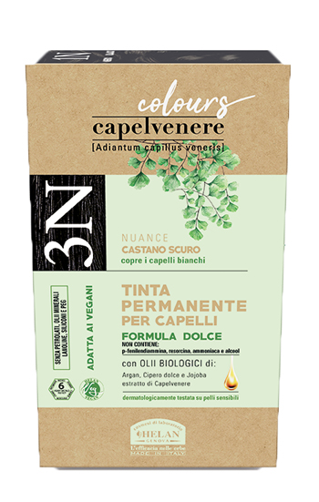 CAPELVENERE COLOURS TINTA CAPELLI 3N CASTANO SCURO - farmaidea24.com