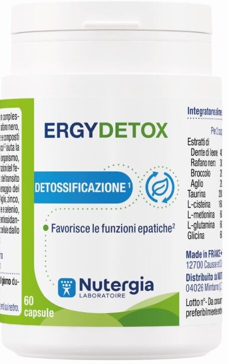 ERGYDETOX 60 CAPSULE - farmaidea24.com