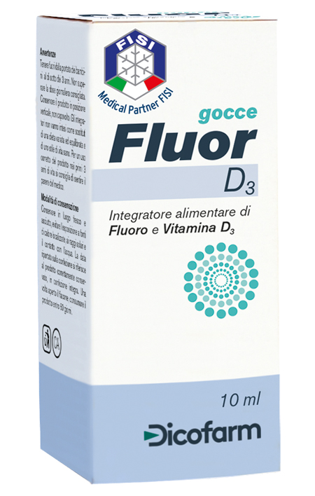 FLUOR D3 GOCCE 10 ML - farmaidea24.com