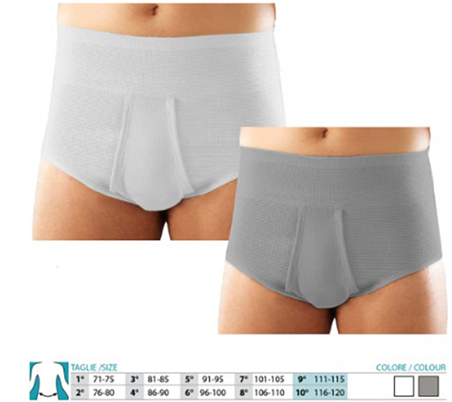 ORIONE 309 SLIP UOMO CONTENITIVO APERTO GRIGIO 4 - farmaidea24.com