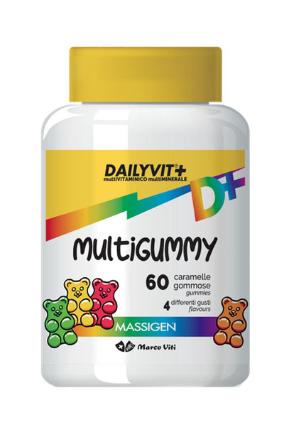 MASSIGEN MULTIGUMMY 60 CARAMELLE GOMMOSE - farmaidea24.com