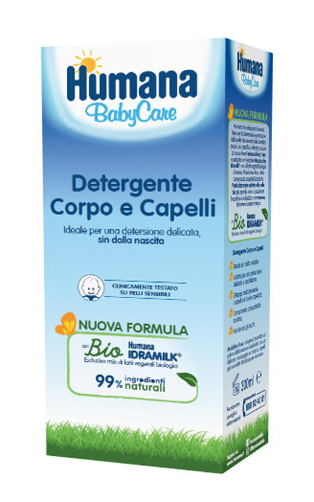 HUMANA BABY CARE DETERGENTE CORPO&CAPELLI 300 ML - farmaidea24.com