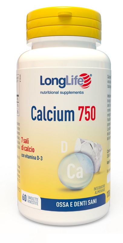 LONGLIFE CALCIUM 750 MG 60 TAVOLETTE - farmaidea24.com