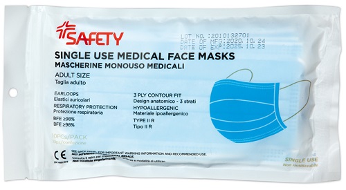 MASCHERINA CHIRURGICA 10 PEZZI - farmaidea24.com