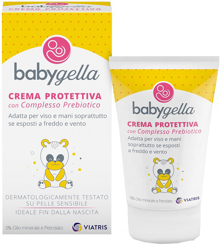 BABYGELLA PREBIOTIC CREMA PROTETTIVA VISO E MANI 50 ML - farmaidea24.com