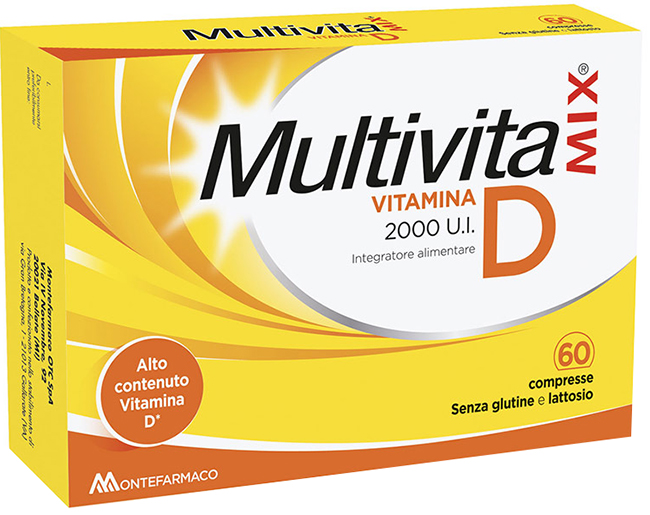 MULTIVITAMIX VITAMINA D 2000 UI 60 COMPRESSE - farmaidea24.com