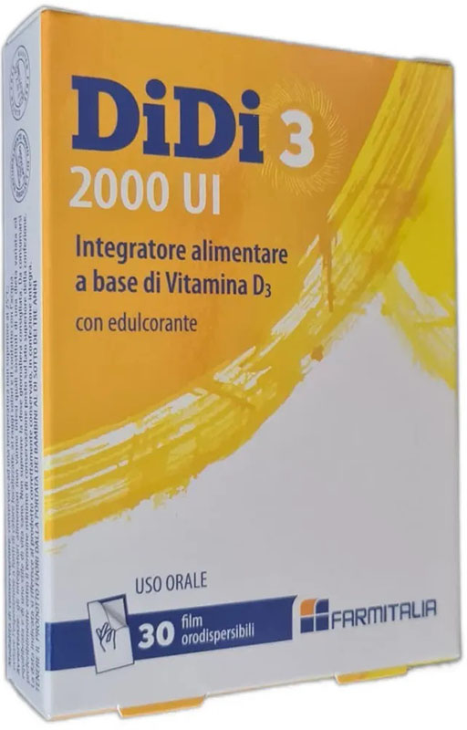 DIDI3 2000 UI 30 FILM ORODISPERSIBILI - farmaidea24.com
