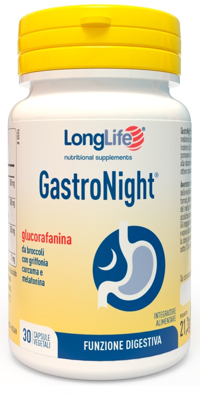 LONGLIFE GASTRONIGHT 30 CAPSULE VEGETALI - farmaidea24.com