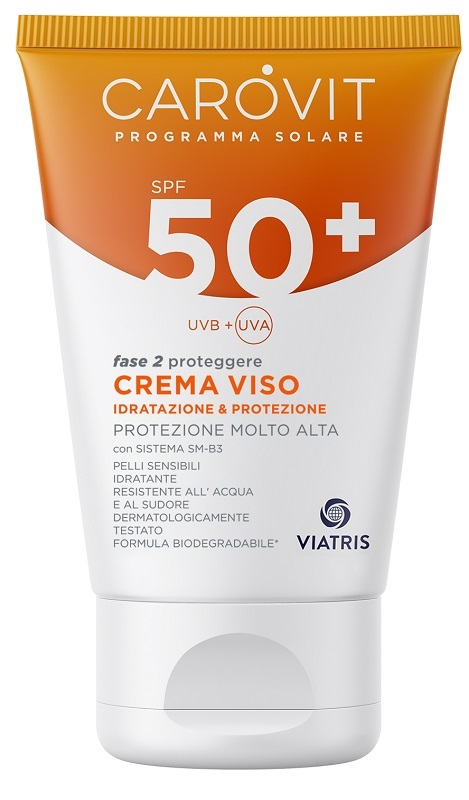 CAROVIT PROGRAMMA SOLARE CREMA VISO SPF50+ 50 ML - farmaidea24.com