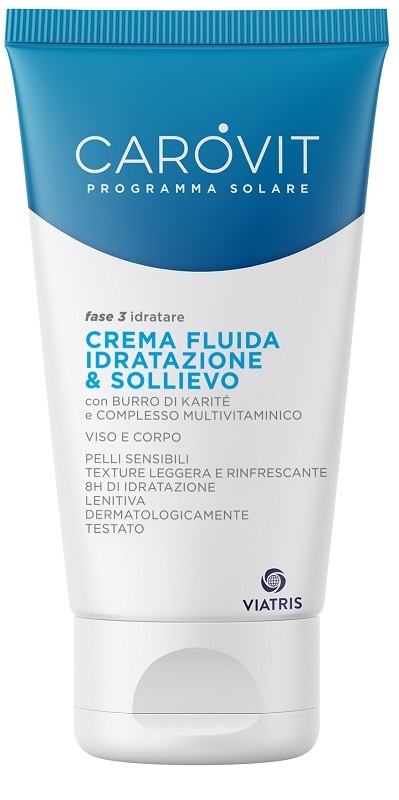 CAROVIT PROGRAMMA SOLARE CREMA FLUIDA IDRATAZIONE & SOLLIEVO 150 ML - farmaidea24.com
