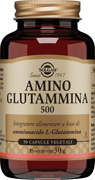 AMINO GLUTAMMINA 500 50 CAPSULE VEGETALI - farmaidea24.com