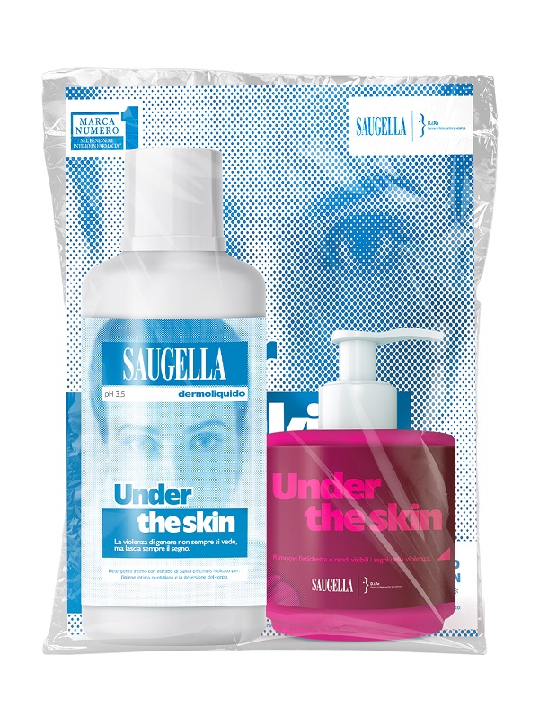 SAUGELLA UNDER THE SKIN BUNDLE 1 FLACONE 500 ML + 1 FLACONE 150 ML - farmaidea24.com