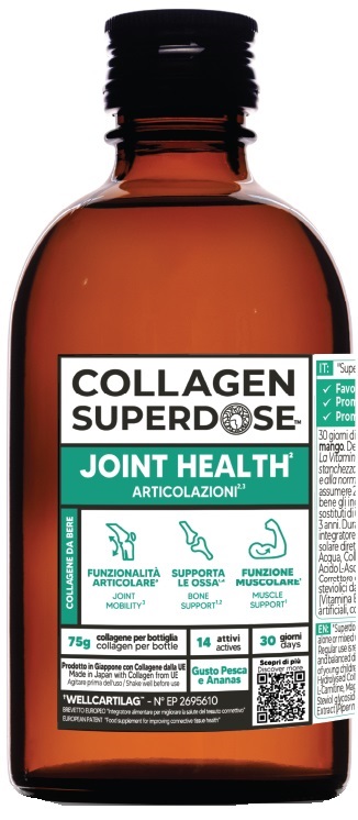 COLLAGEN SUPERDOSE JOINT HEALTH 300 ML COLLAGENE 75 G - farmaidea24.com