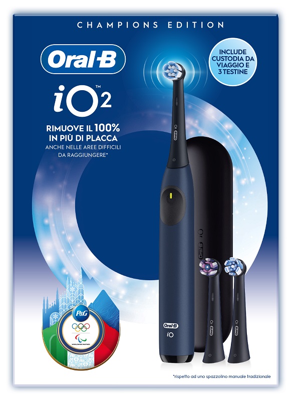 ORALB IO2 CORTINA SPAZZOLINO ELETTRICO RICARICABILE + TC - farmaidea24.com