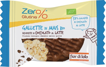 ZER% GLUTINE GALLETTE MAIS RICOPERTE DI CIOCCOLATO AL LATTE BIO 32 G - farmaidea24.com