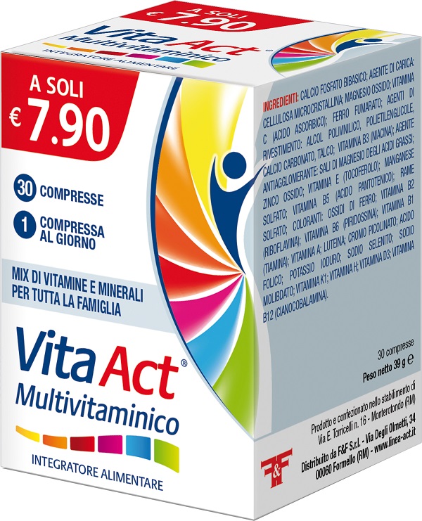 VITA ACT MULTIVITAMINICO 30 COMPRESSE - farmaidea24.com