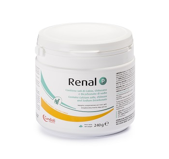 RENAL P MANGIME COMPLEMENTARE PER CANI E GATTI BARATTOLO 240 G - farmaidea24.com