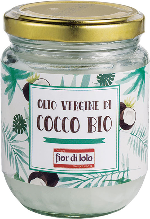 FIOR DI LOTO OLIO VERGINE DI COCCO BIO 200 ML - farmaidea24.com