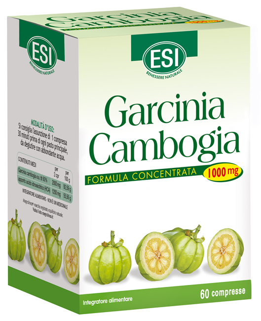ESI GARCINIA CAMBOGIA 1000 MG 60 COMPRESSE - farmaidea24.com