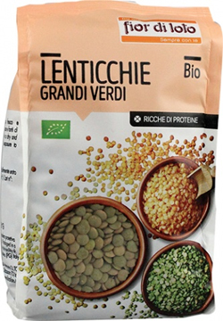 LENTICCHIE VERDI BIO 400 G - farmaidea24.com