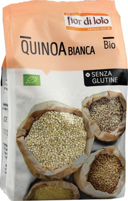 FIOR DI LOTO QUINOA BIANCA SENZA GLUTINE BIO 400 G - farmaidea24.com