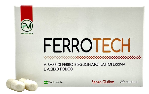 FERROTECH 30 CAPSULE DA 550MG - farmaidea24.com