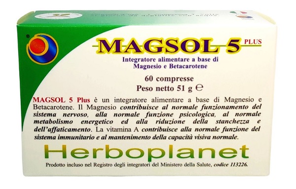 MAGSOL 5 PLUS 60 COMPRESSE - farmaidea24.com