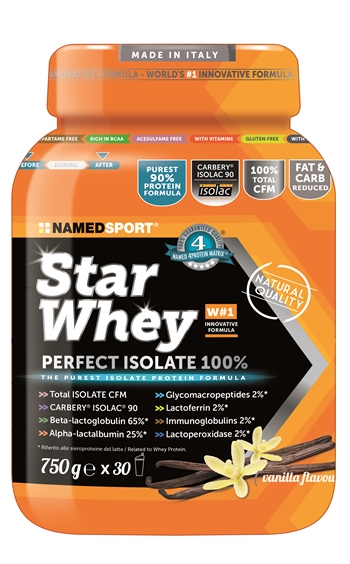 STAR WHEY ISOLATE VANILLA 750 G - farmaidea24.com