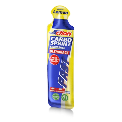 PROACTION CARBO SPRINT ULTRA RACE GEL ENERGETICO AL LIMONE 60 ML - farmaidea24.com