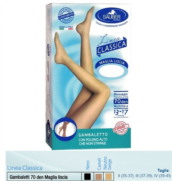 SAUBER GAMBALETTO MAGLIA LISCIA 140 DENARI NERO 2 - farmaidea24.com