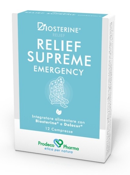 BIOSTERINE RELIEF SUPREME EMERGENCY 12 COMPRESSE - farmaidea24.com