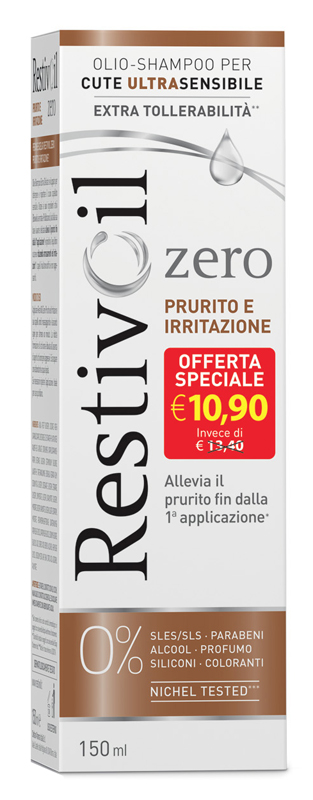 RESTIVOIL ZERO PRURITO E IRRITAZIONE OFFERTA SPECIALE 150 ML - farmaidea24.com