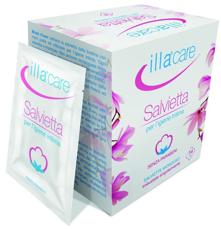 ILLA CARE SALVIETTA INTIMA 14 PEZZI - farmaidea24.com