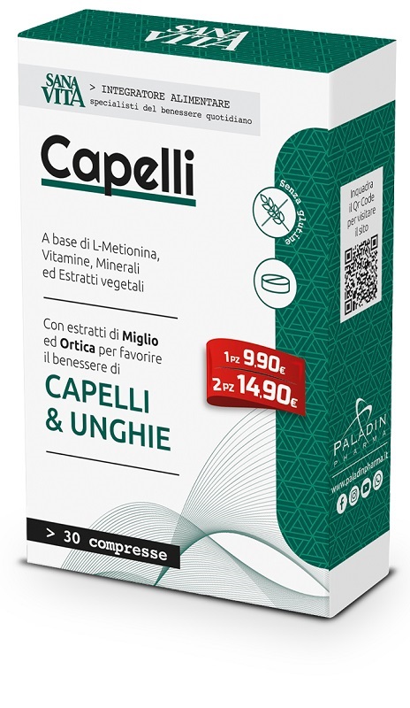 SANAVITA CAPELLI 30 COMPRESSE - farmaidea24.com
