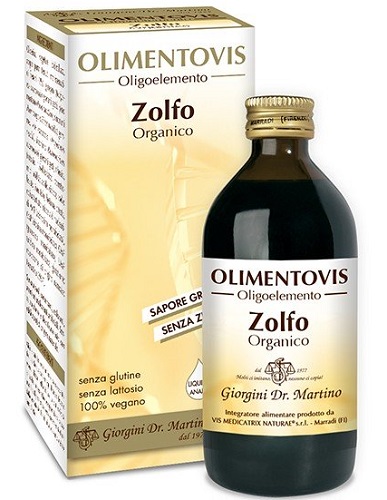 ZOLFO ORGANICO OLIMENTOVIS 200 ML - farmaidea24.com