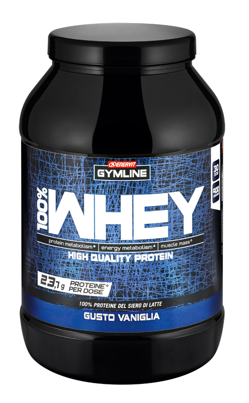 GYMLINE 100% WHEY CONCENTRATE VANIGLIA 900 G - farmaidea24.com