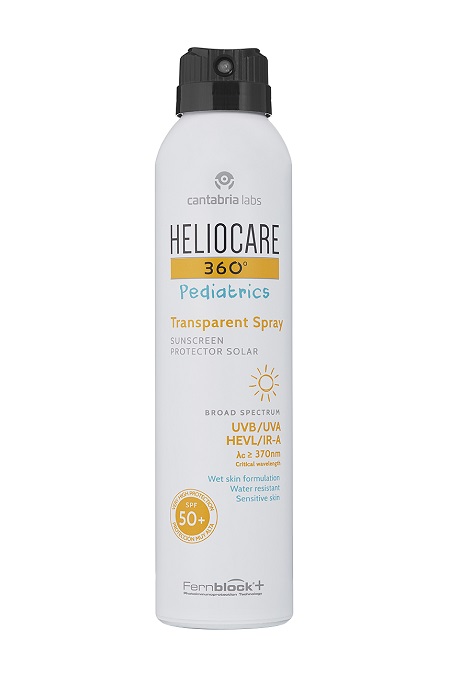 HELIOCARE 360 PEDIATRIC TRANSPARENT SPRAY 200 ML - farmaidea24.com