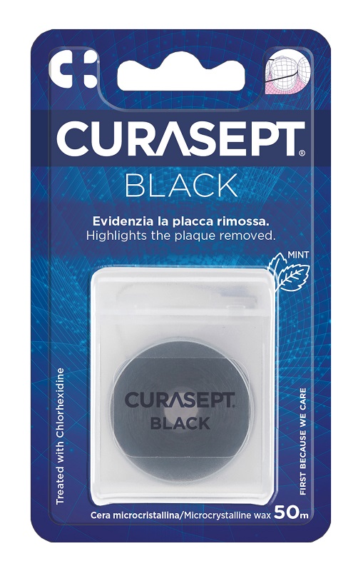 CURASEPT FLOSS CERATO NERO CLOREXIDINA - farmaidea24.com