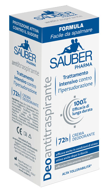 SAUBER DEOANTITRASPIRANTE 72H CREMA 30 ML - farmaidea24.com