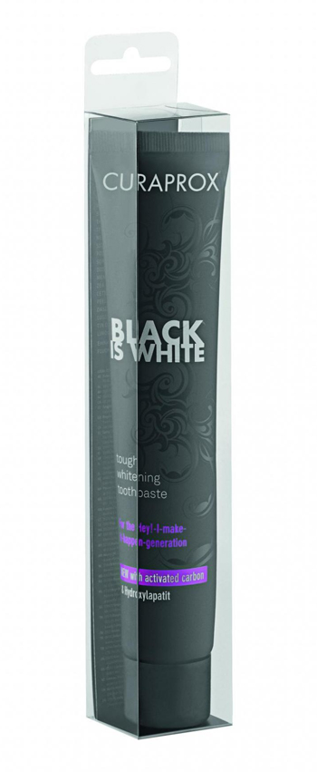 CURAPROX BLACK IS WHITE DENTIFRICIO TRAVEL SIZE 10 ML - farmaidea24.com