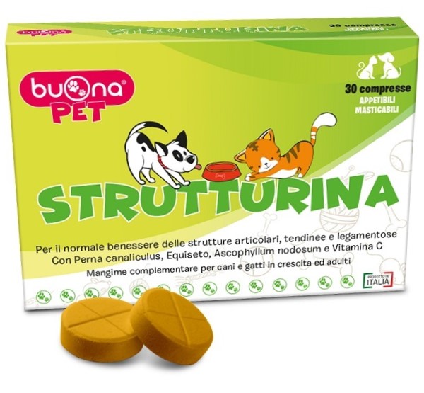 BUONAPET STRUTTURINA 30 COMPRESSE - farmaidea24.com